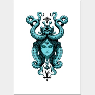 Octopus-girl Posters and Art